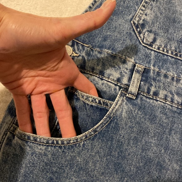 NWT FP We The Free Bibs. Ziggy Denim Overall Straight Leg. Sz. M - Picture 8 of 16